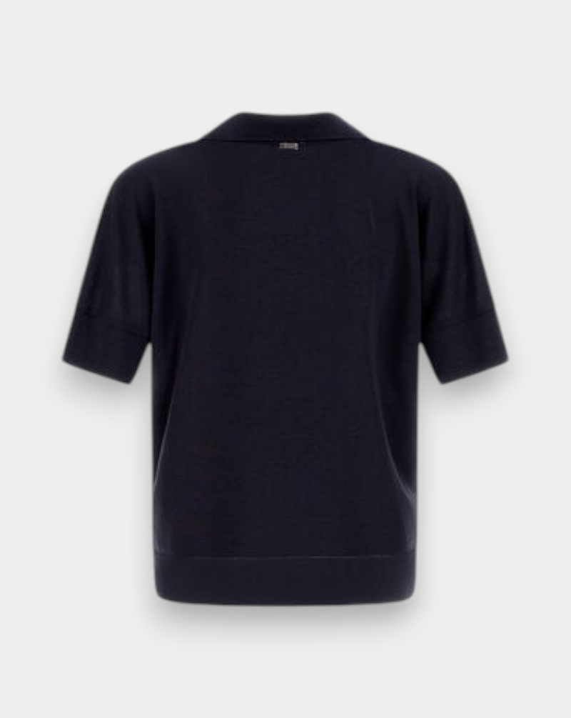 Polo Herno Glam Knit Effect JPL00113D 520569200 HERNO