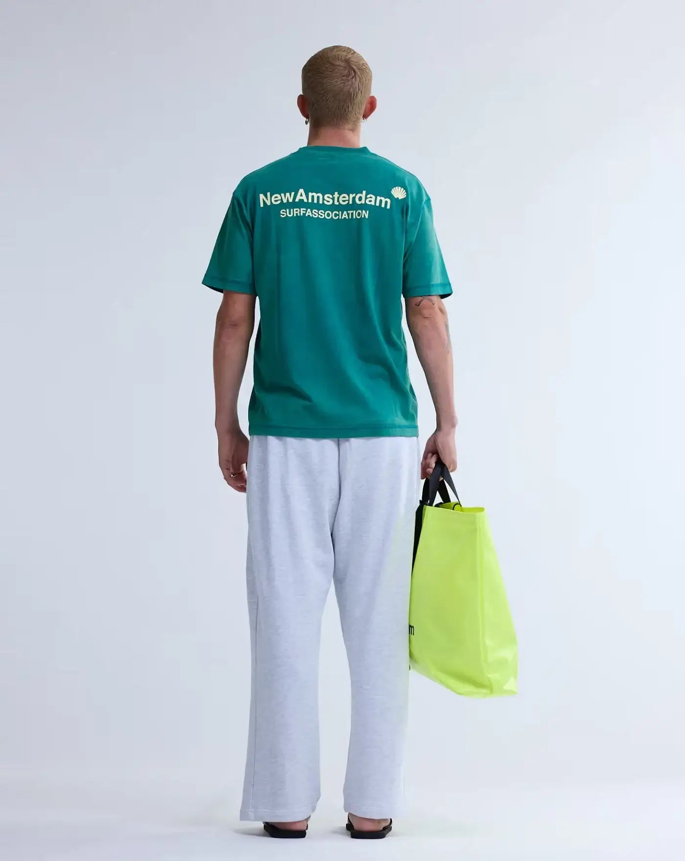 Camiseta New Amsterdam LogoTtee Sea 2601064002 GREEN/BUTTER YELLOW NEW AMSTERDAM
