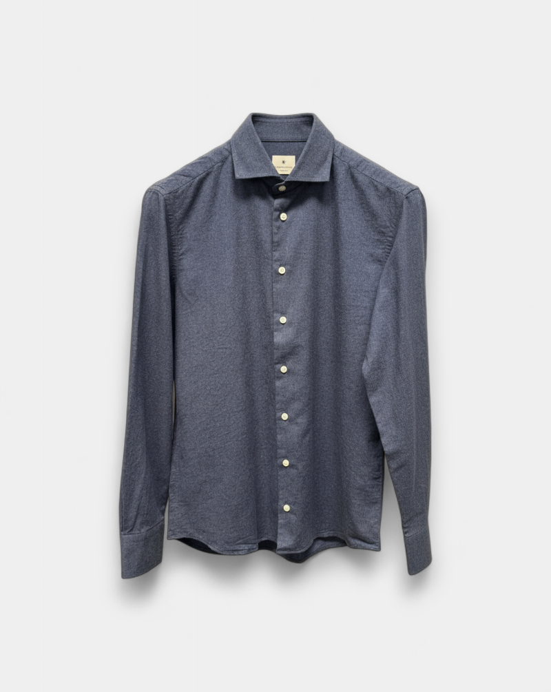 Camisa Bastoncino Franela B1726/8 INDIGO BASTONCINO