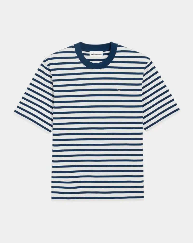 Camiseta Ami Paris Mariniere UTS374JE0210 A044 AMI PARIS