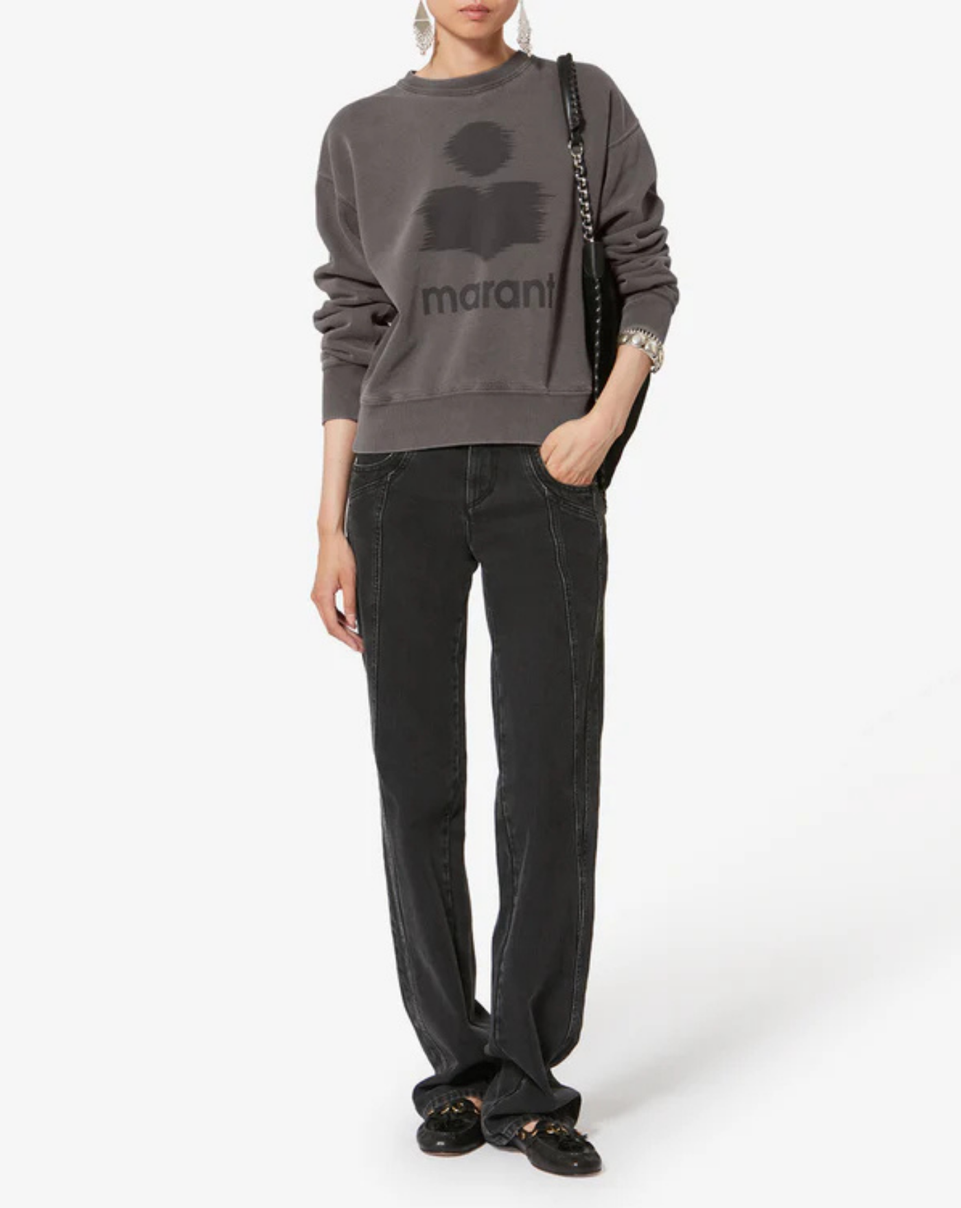Sudadera Isabel Marant Mobyli SW0011FAC1M04E 02AN ISABEL MARANT
