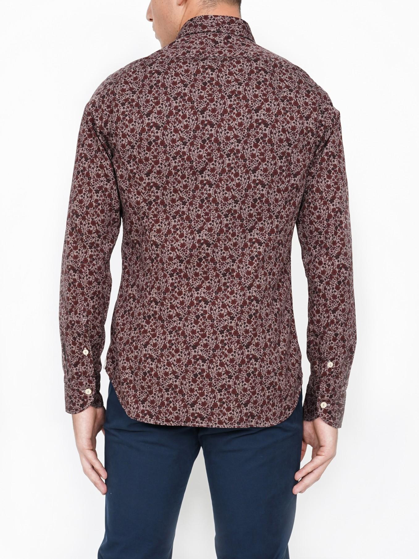 Camisa Tintoria Mattei Estampado T7A.NJW.FJ1 SLIM 75 TINTORIA MATTEI