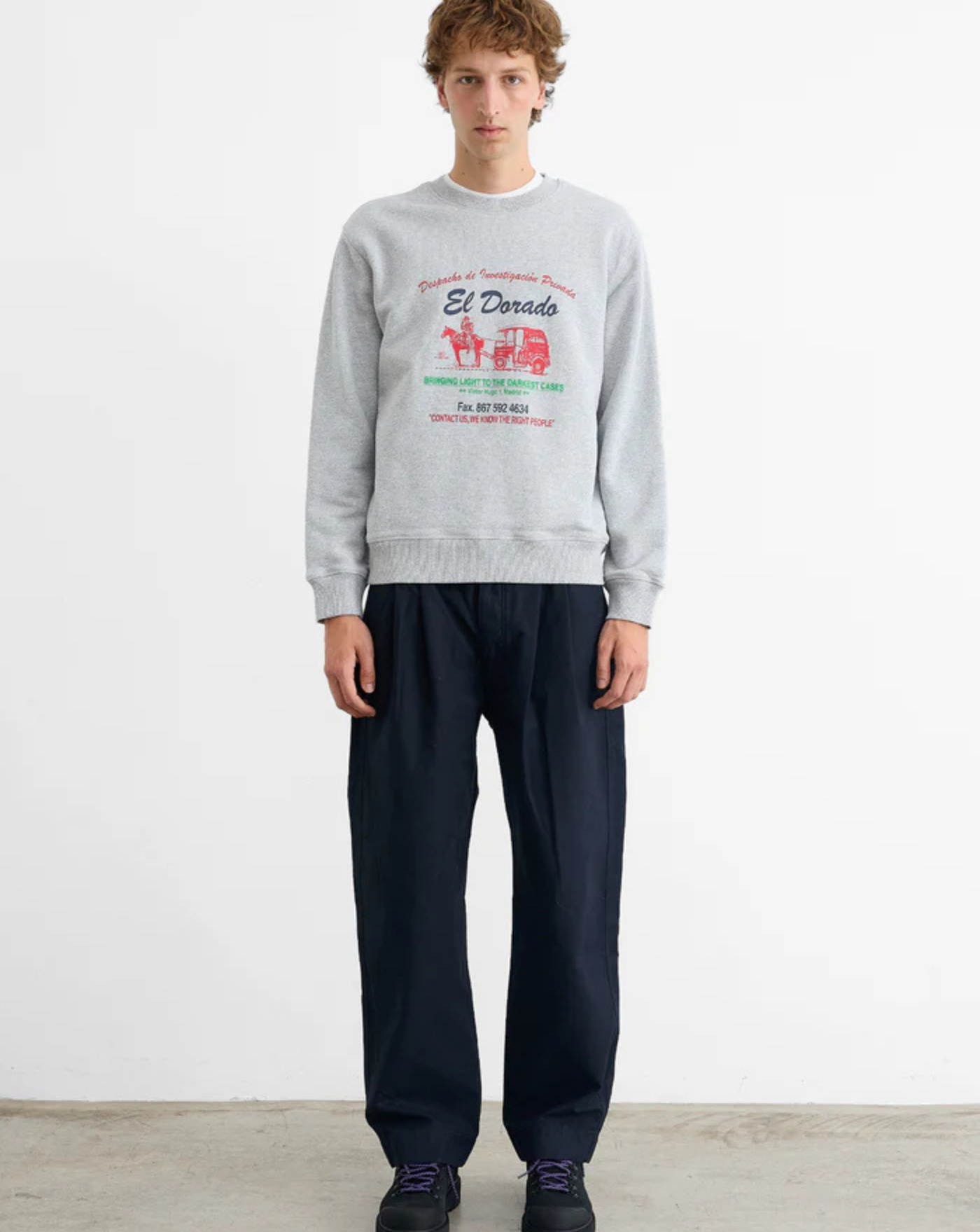 Sudadera Edmmond El Dorado 3254013840 PLAIN GREY MELANGE EDMMOND