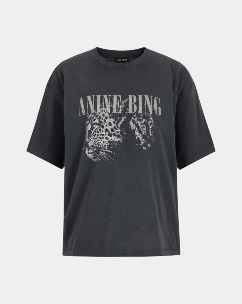 Camiseta Anine Bing Cohen A0811703WBL1 WASHED BLACK ANINE BING