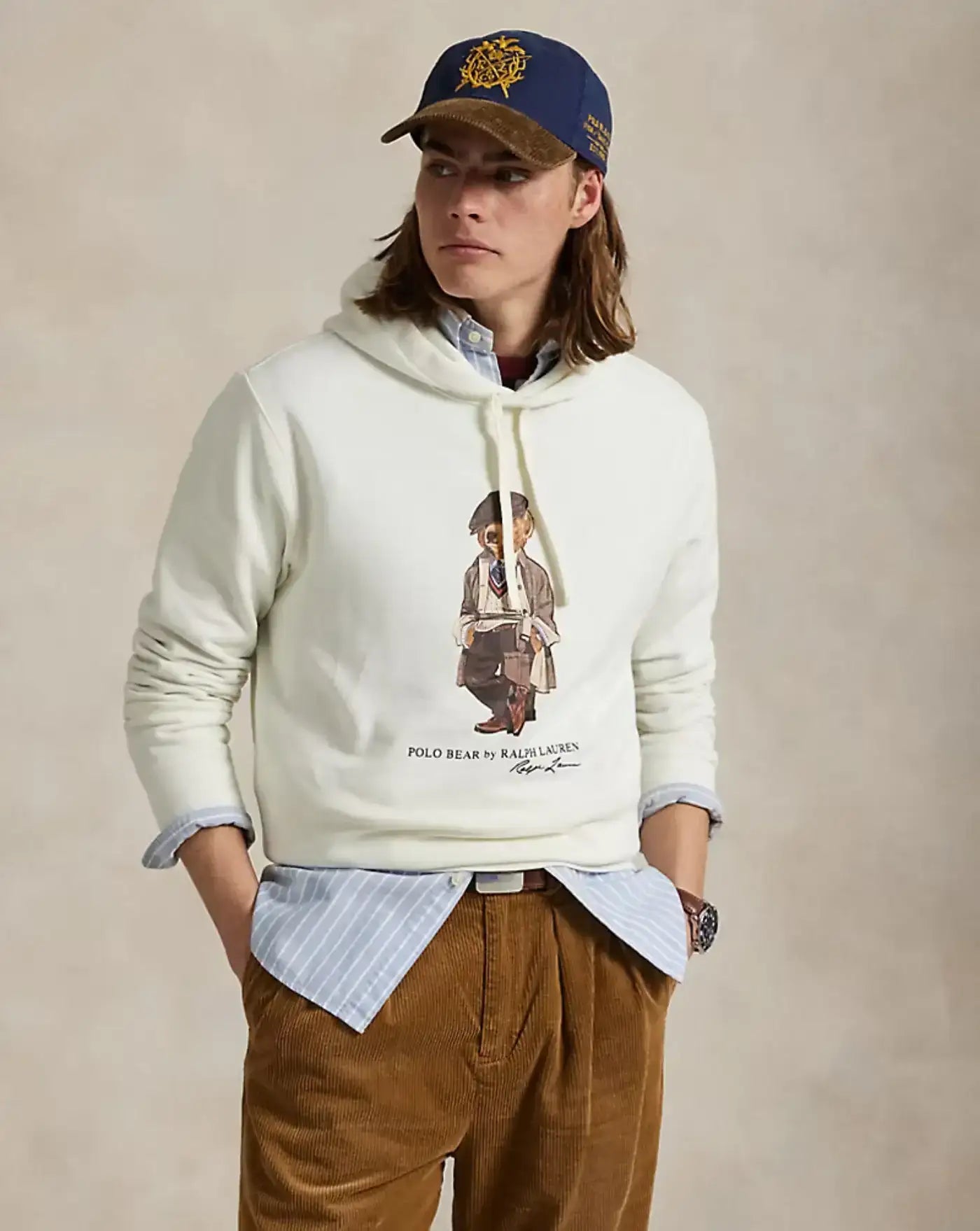 Sudadera Polo Ralph Lauren Bear 710980306001 DECKWASH WHITE POLO RALPH LAUREN