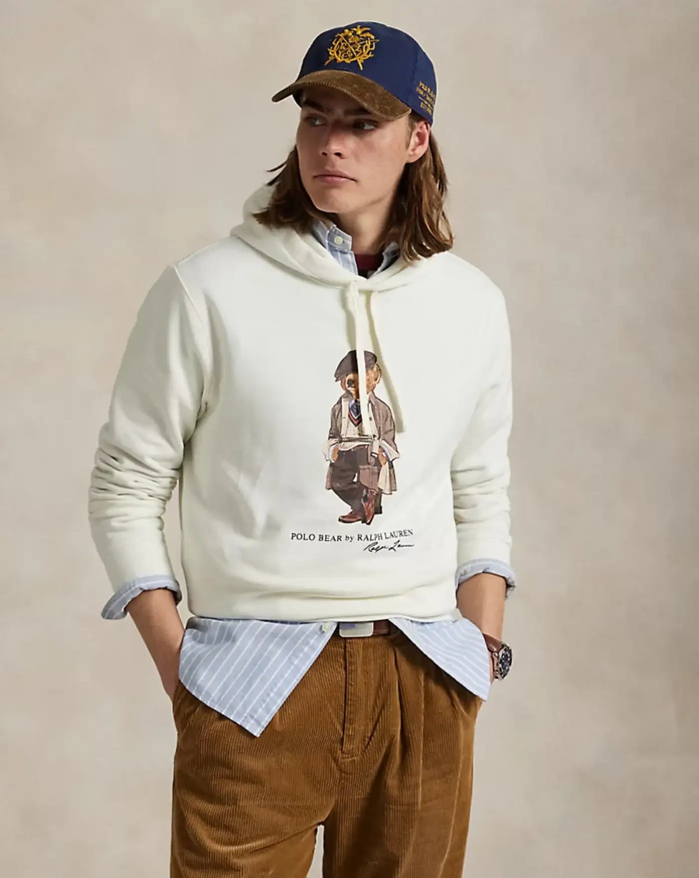 Sudadera Polo Ralph Lauren Bear 710980306001 DECKWASH WHITE POLO RALPH LAUREN