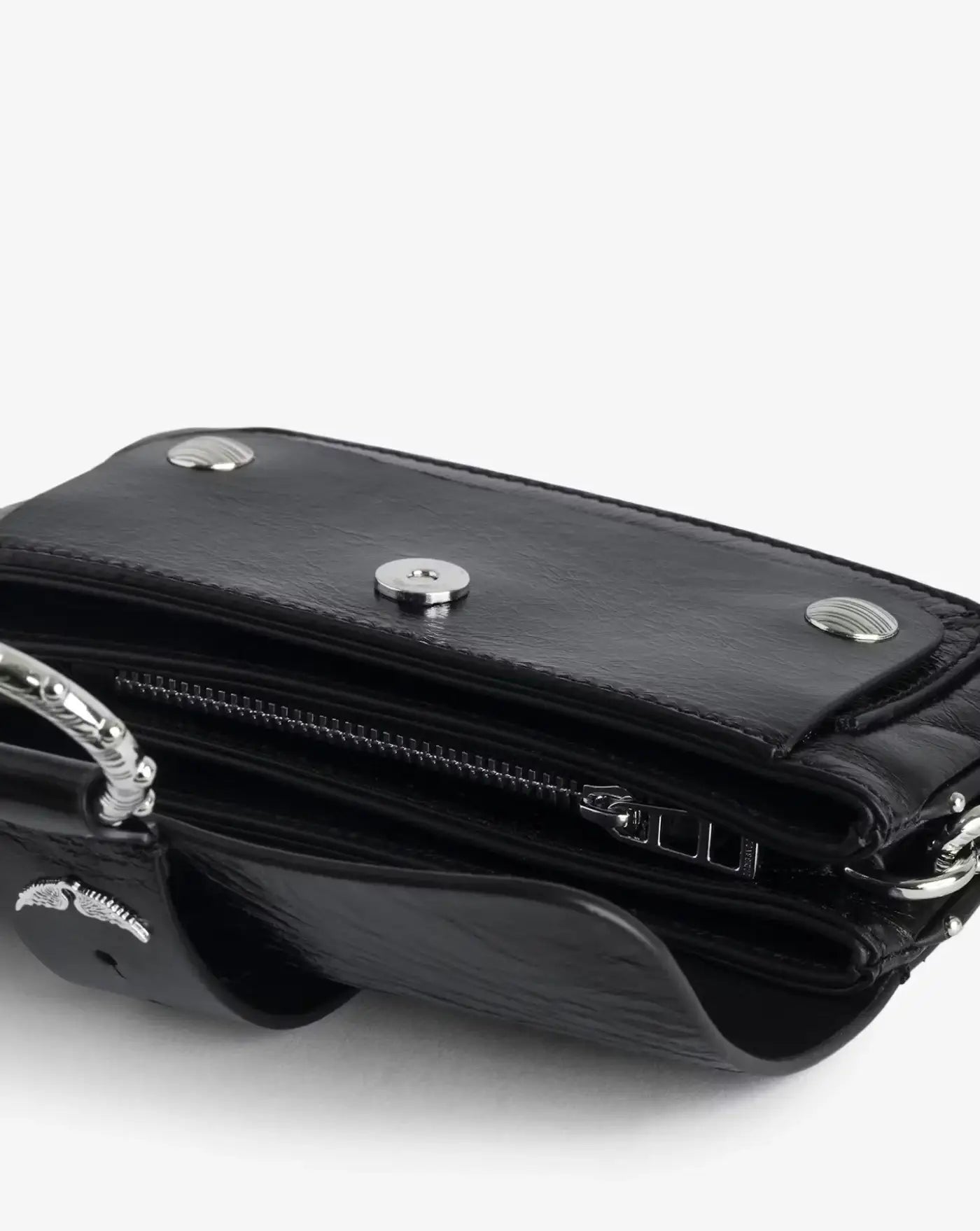 Bolso Zadig & Voltaire Kate Wallet Vintage Patent LWBA03910 011 ZADIG & VOLTAIRE