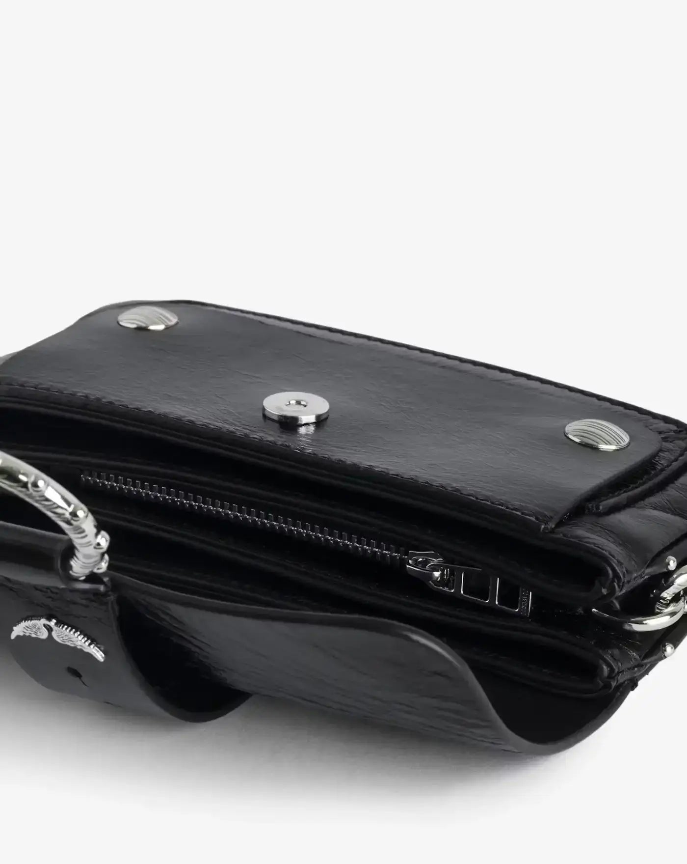 Bolso Zadig & Voltaire Kate Wallet Vintage Patent LWBA03910 011 ZADIG & VOLTAIRE