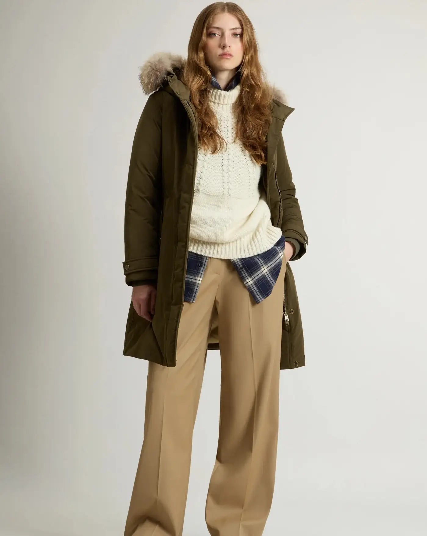Chaqueta Woolrich Grace Fur Parka CFWWOU2044FRUT5092 614 WOOLRICH