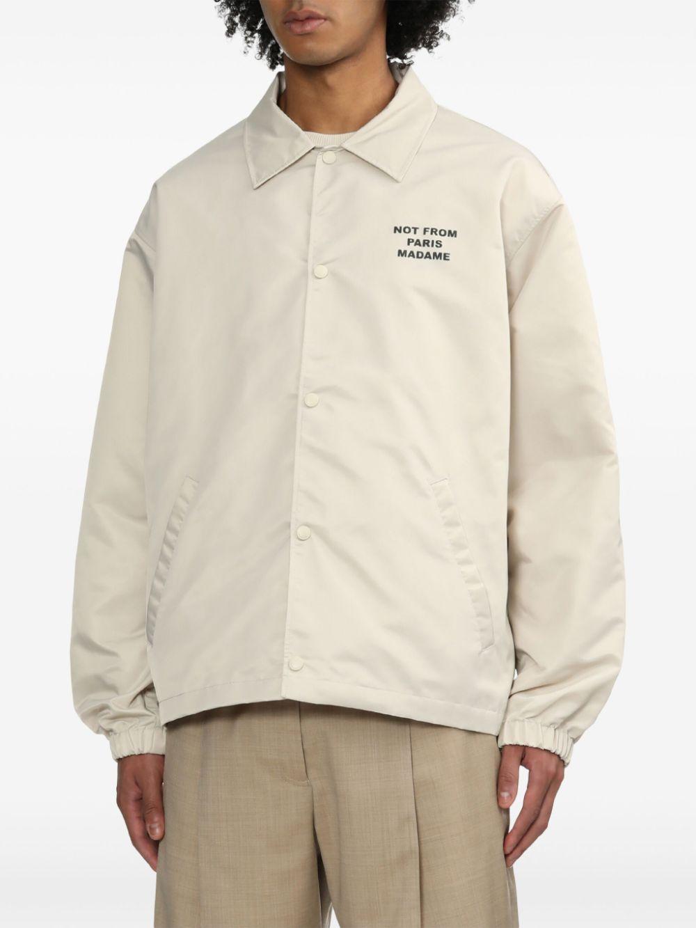 Camisa Drole de Monsieur La Veste Slogan JT183 PA014 MT MASTIC DROLE DE MONSIEUR