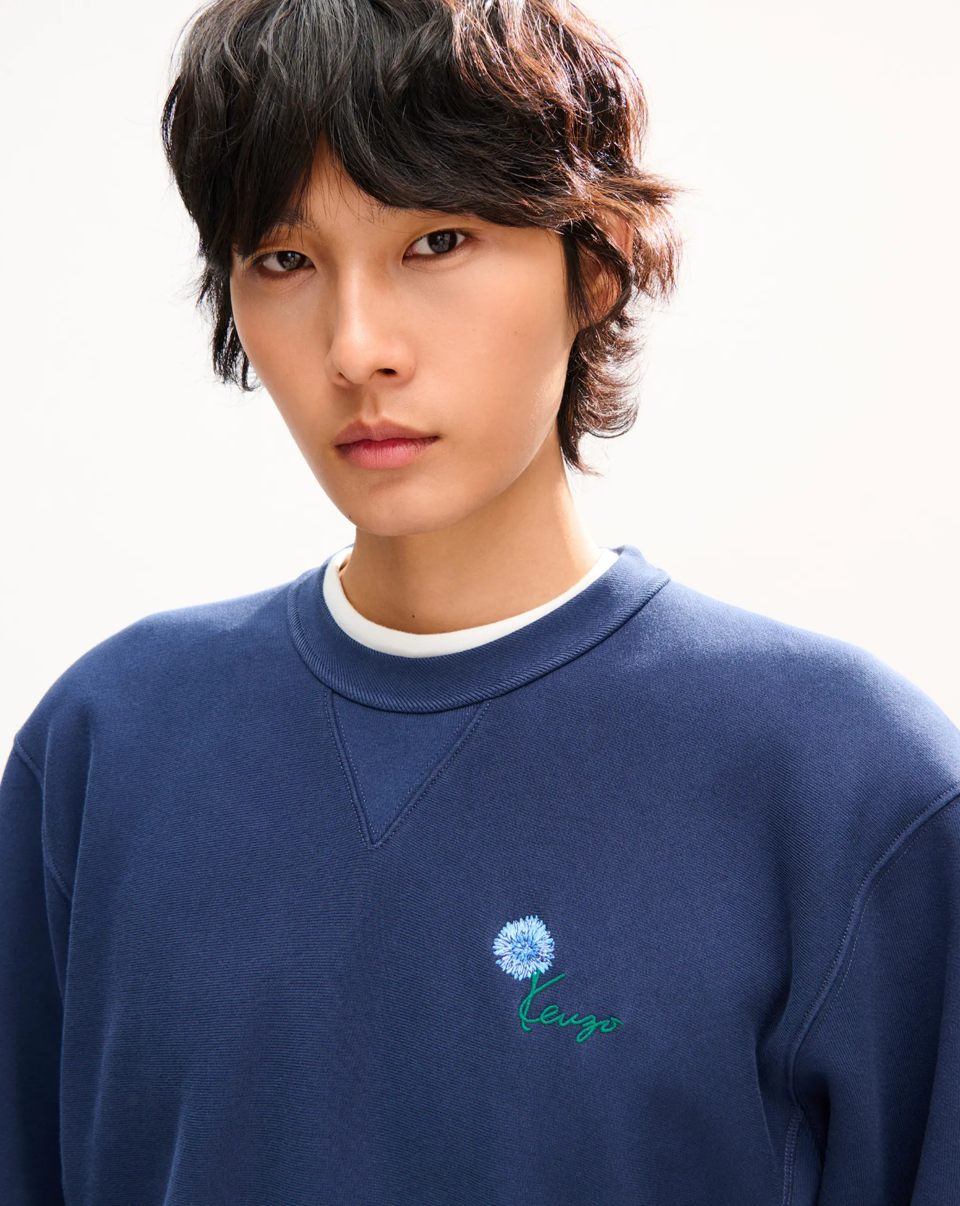 Sudadera Kenzo Tulip Classic FG65SW2754MJ 79 BLUE BLACK KENZO