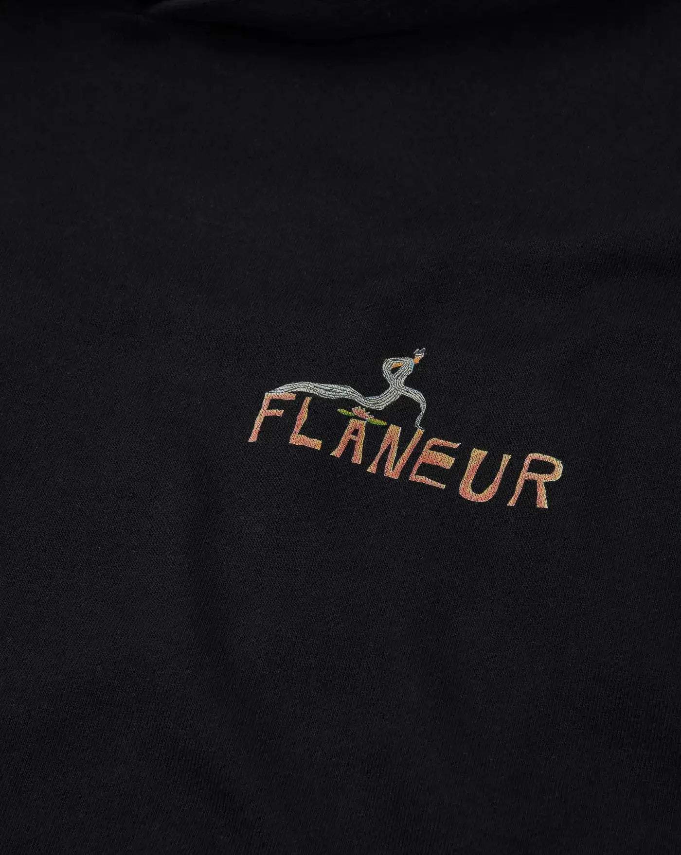 Sudadera Flâneur Passage of Time F15007 BLACK FLANEUR