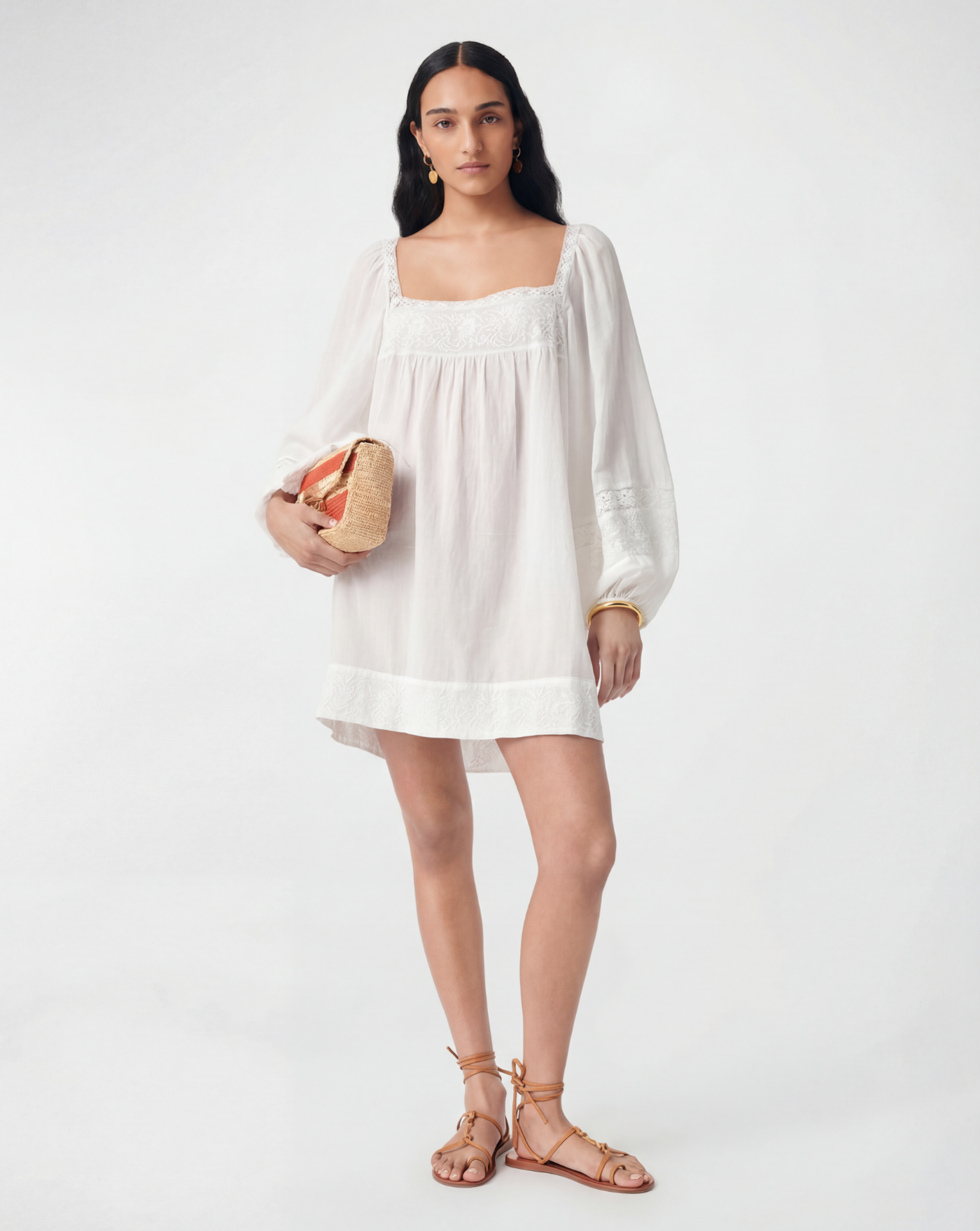 Vestido Vanessa Bruno Graziella 6EVA53V08848 BLANC VANESSA BRUNO