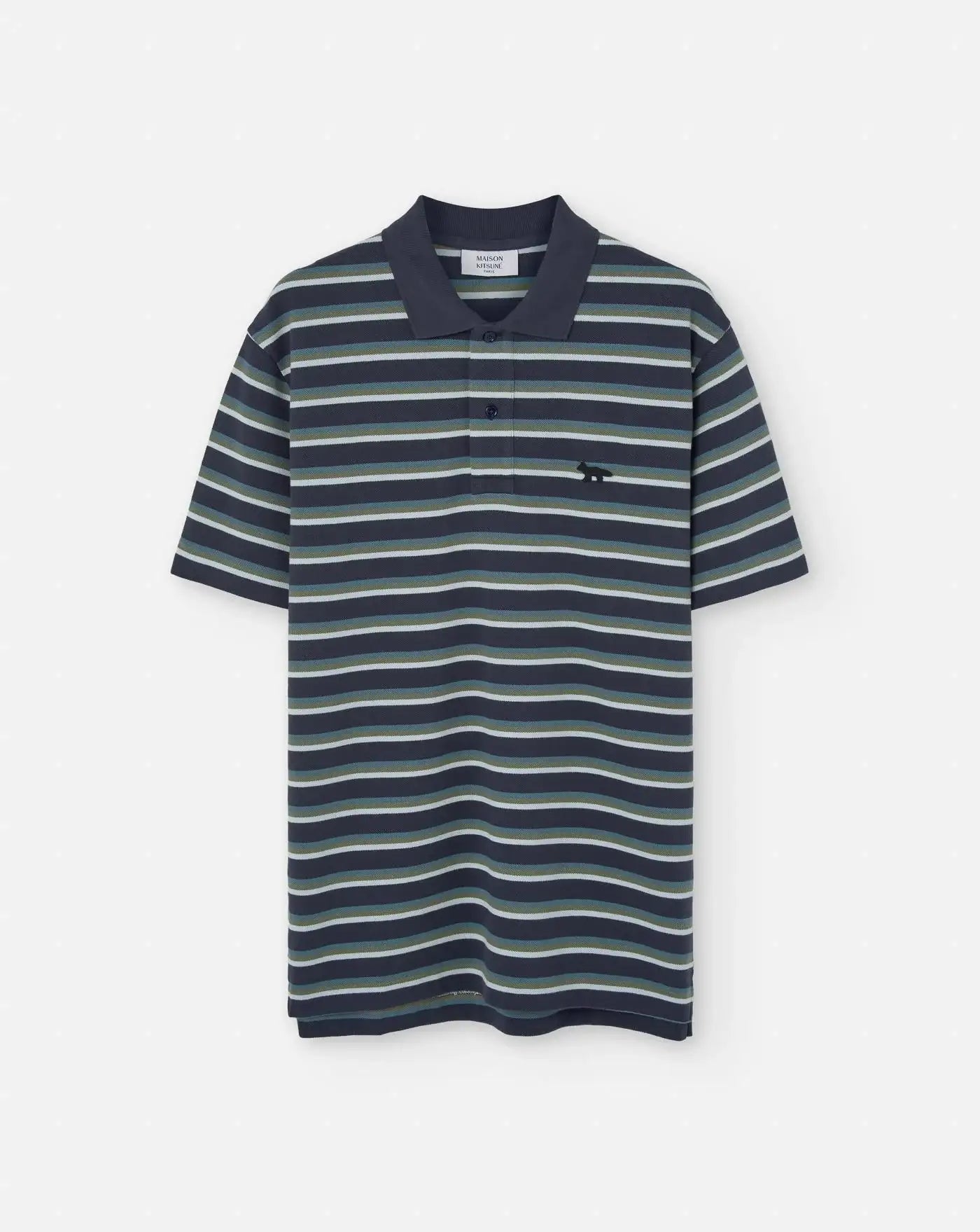 Polo Maison Kitsuné Profile Fox Patch OM00209KJ7010 P476 MAISON KITSUNE