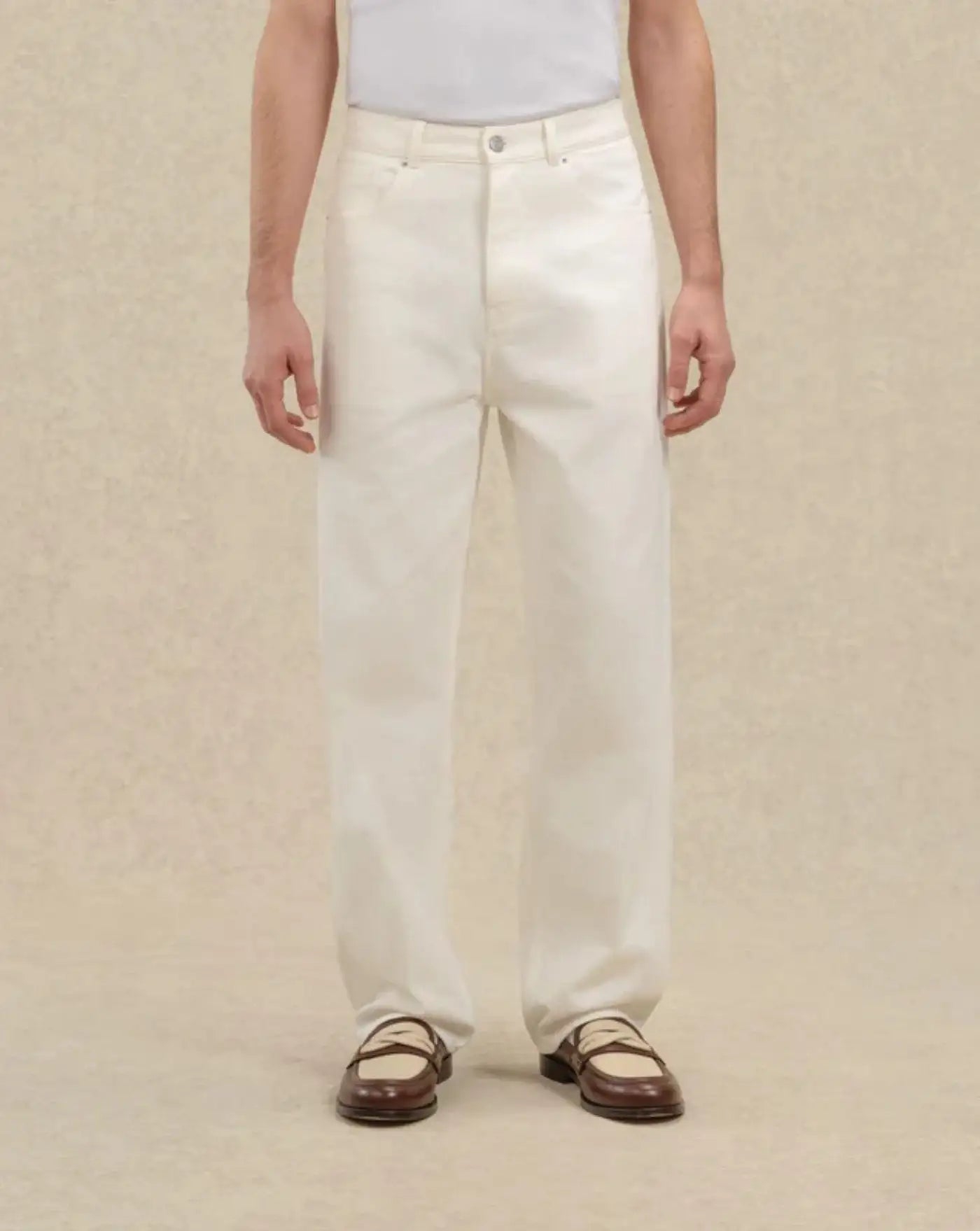 Pantalones Drole de Monsieur Jean Straight Off White BP199 CO285 OW DROLE DE MONSIEUR