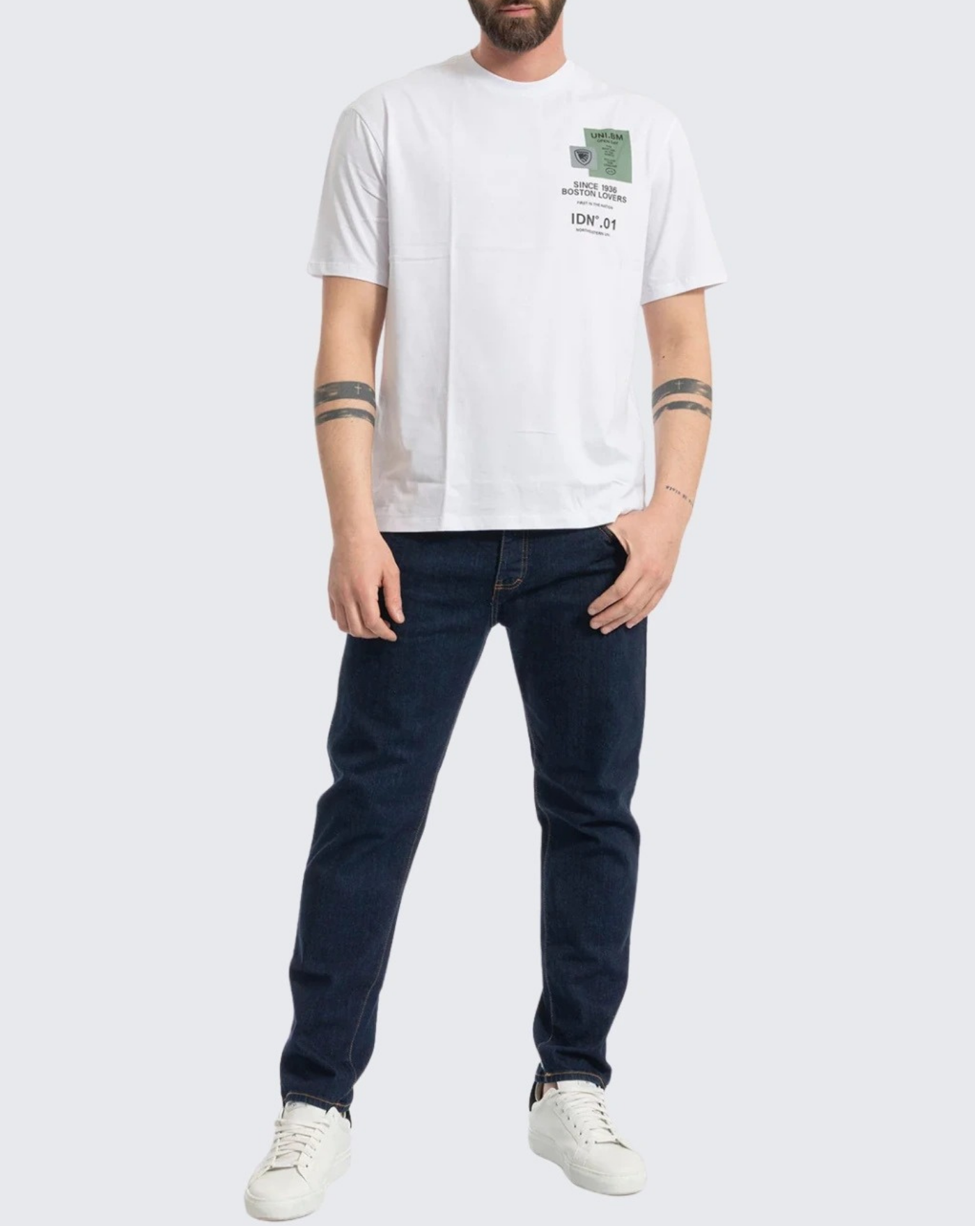 Camiseta Blauer Brush 26SBLUH02283 007480 100WHITE BLAUER