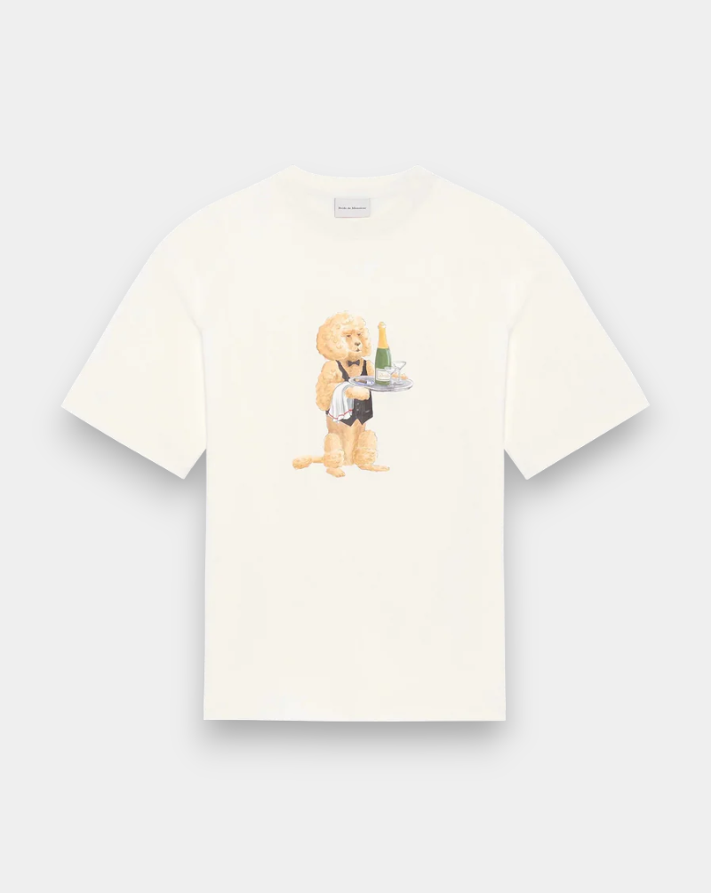 Camiseta Drole de Monsieur Le T-Shirt Poodle TS271 CO002 OW DROLE DE MONSIEUR