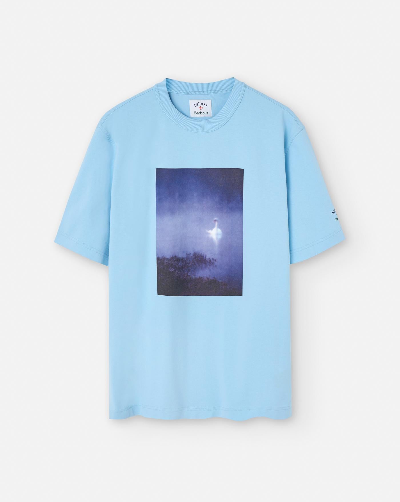 Camiseta Barbour x Noah MTS1448BL12 PALE BLUE BARBOUR