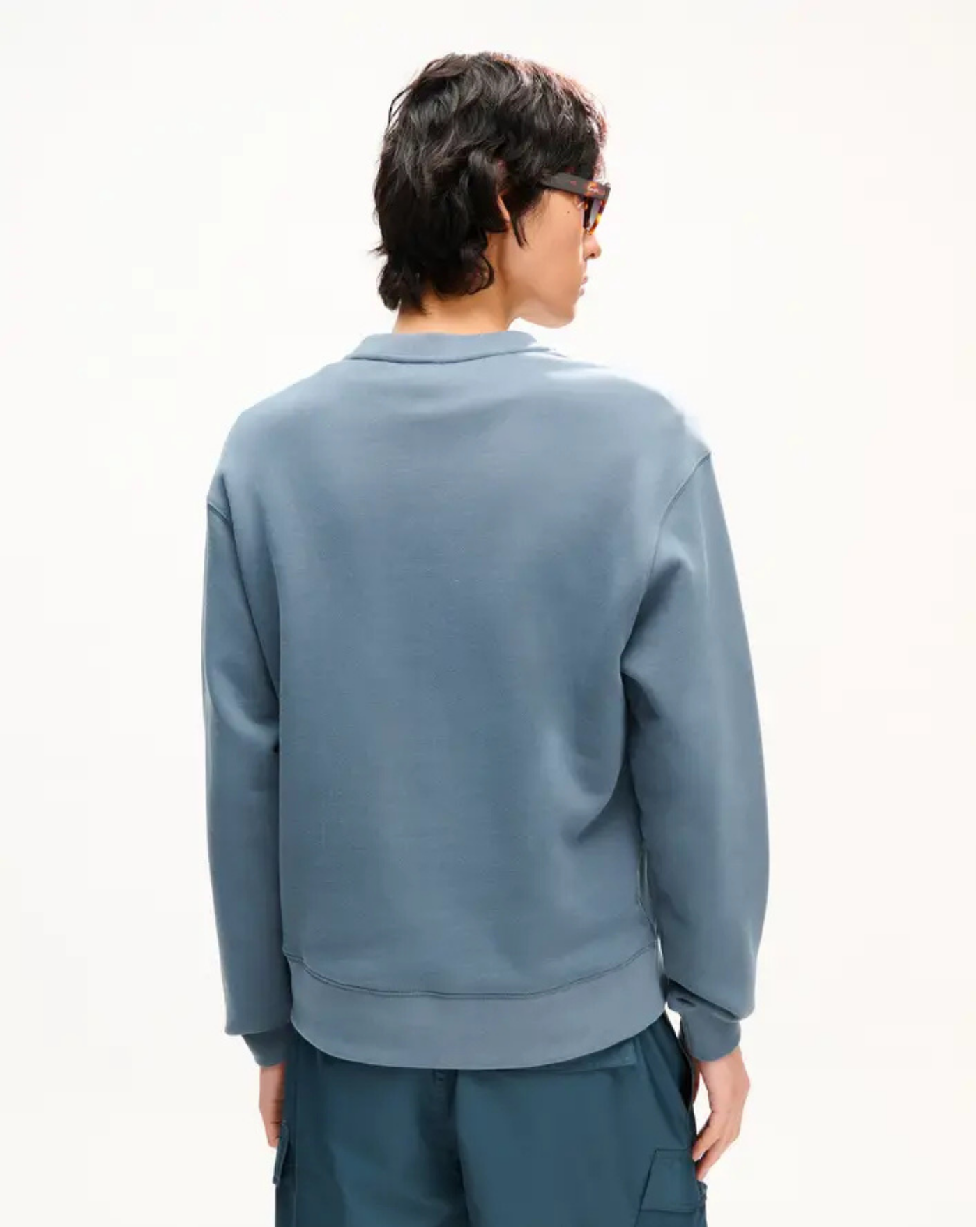 Sudadera de algodón bordada 'KENZO Signature'<BR/><BR/> FG65SW2704MJ 98 GREY KENZO