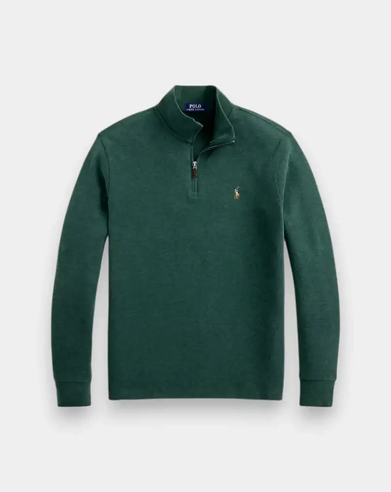 Jersey Polo Ralph Lauren Estate Rib 710671929032 SCOTCH PINE HEATHER POLO RALPH LAUREN