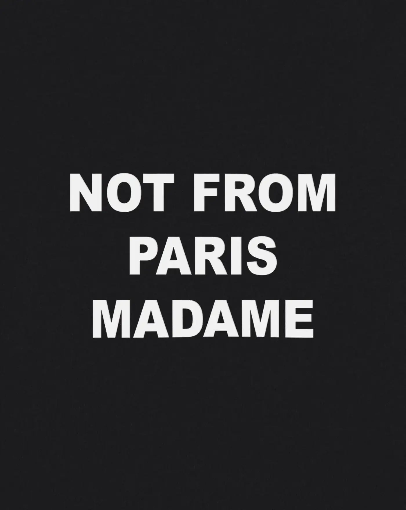 Sudadera Drole de Monsieur Bold Slogan Sweatshirt<BR/> SW149 CO127 BL DROLE DE MONSIEUR