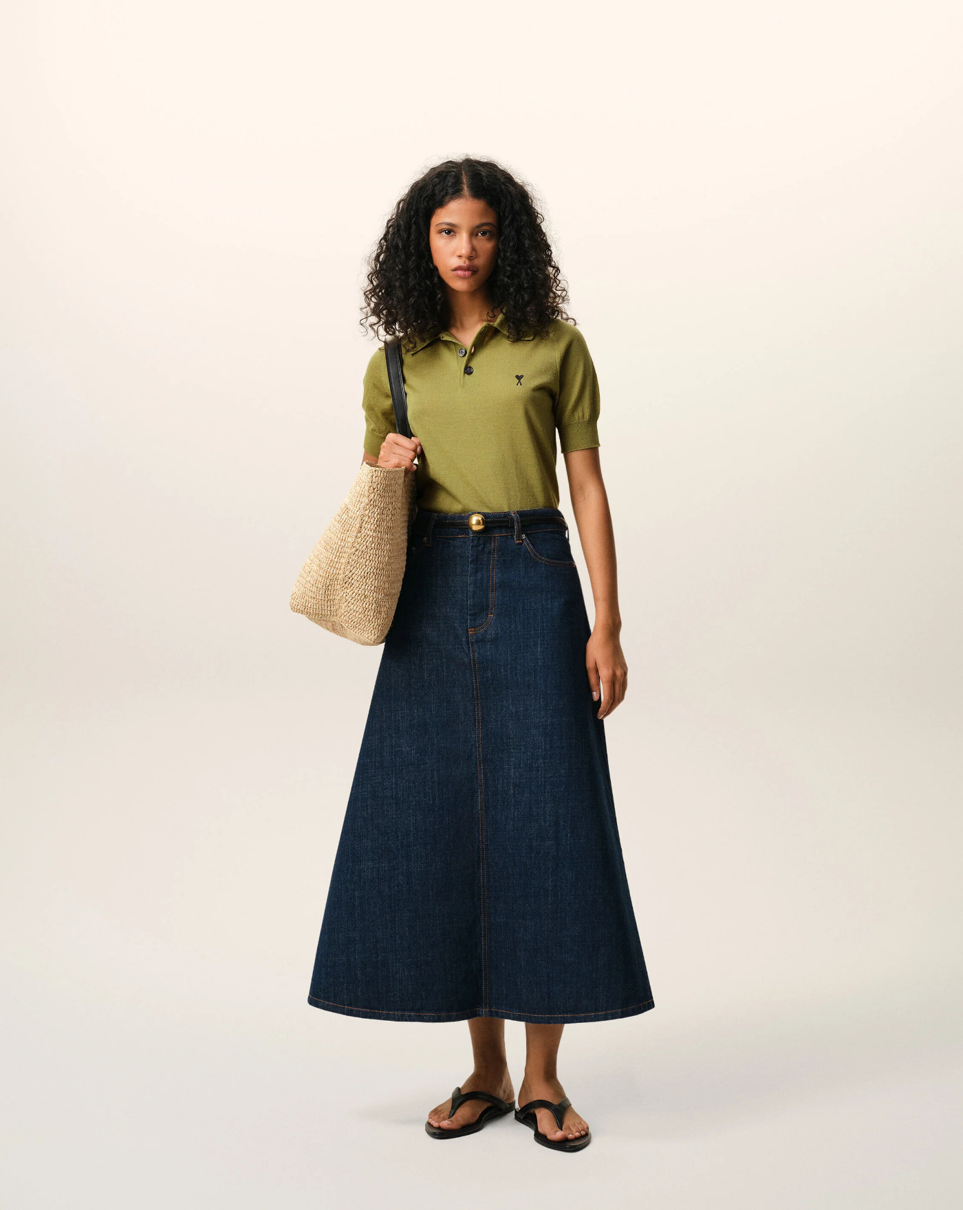 Polo Ami Paris Wool Ami de Coeur FPL439KN0039 A091 AMI PARIS