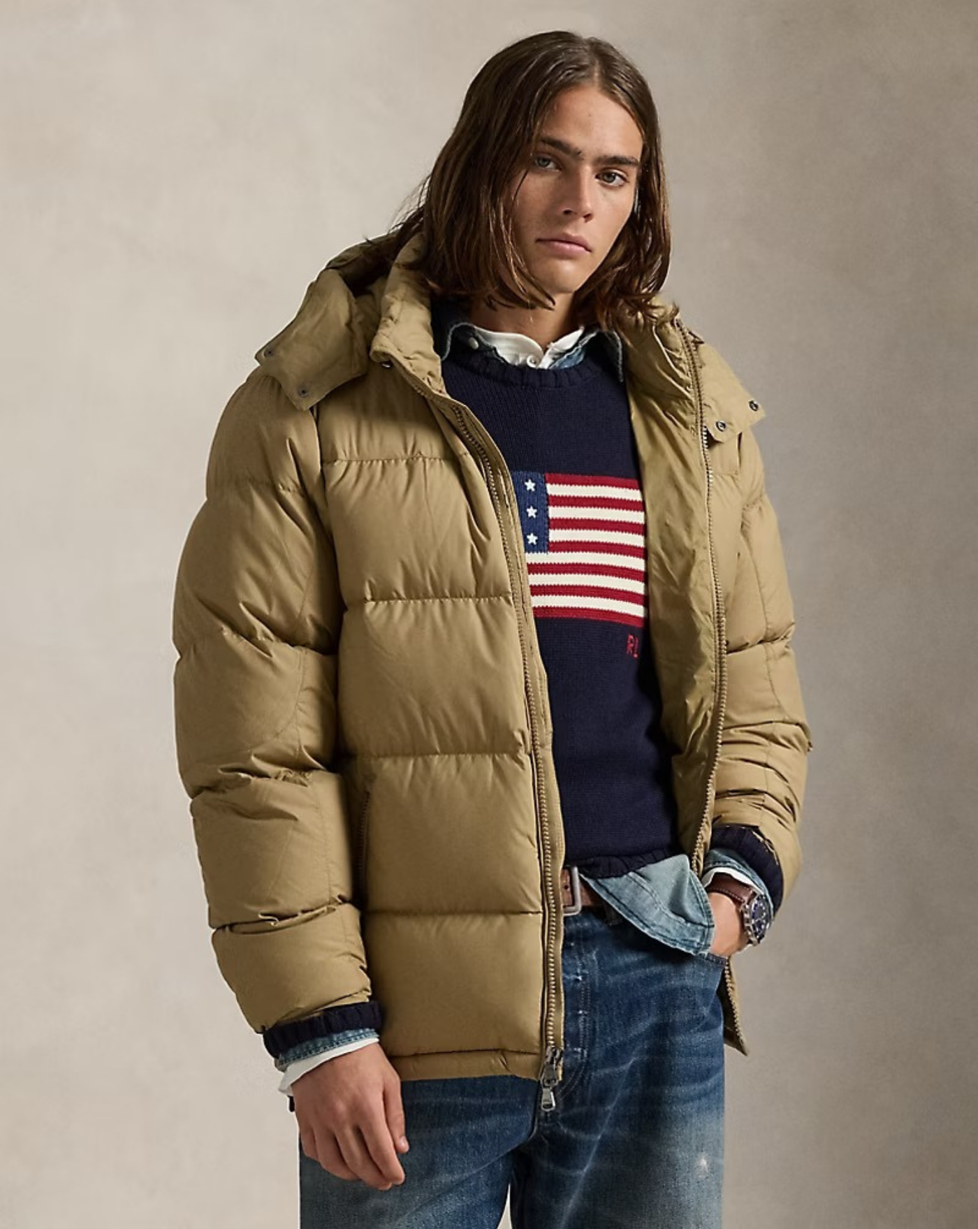 Chaqueta Polo Ralph Lauren Gorham 710968278010 KHAKI POLO RALPH LAUREN