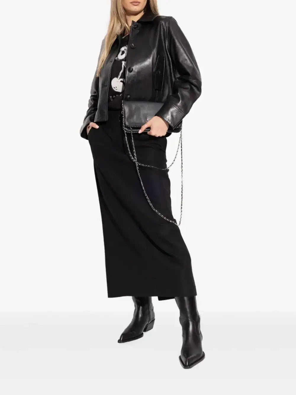 Camiseta Zadig & Voltaire Concert Cherry Love JWTS02684 BLACK ZADIG & VOLTAIRE