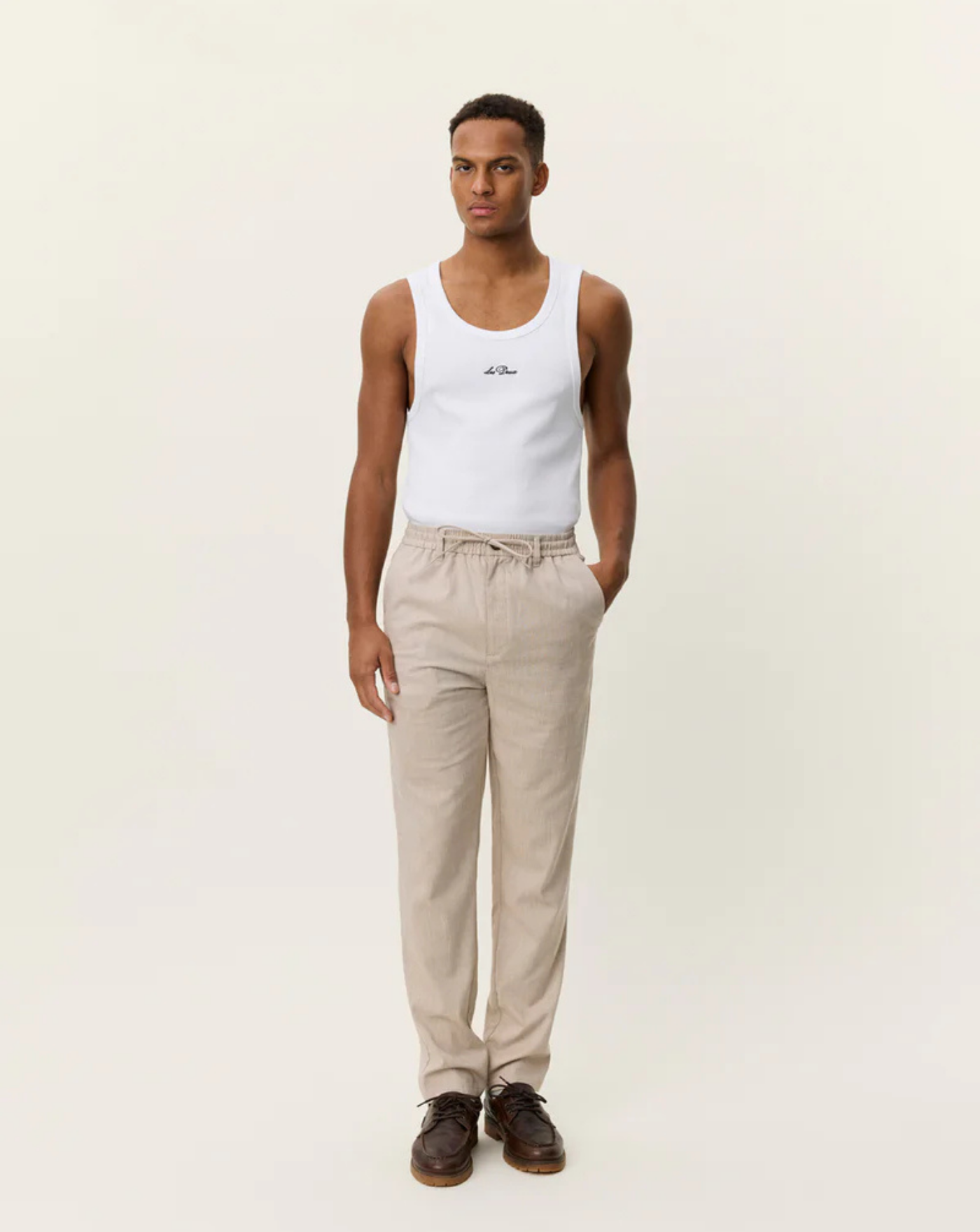Pantalon Les Deux Como Tapered Slub Pants 1001340 815 LES DEUX