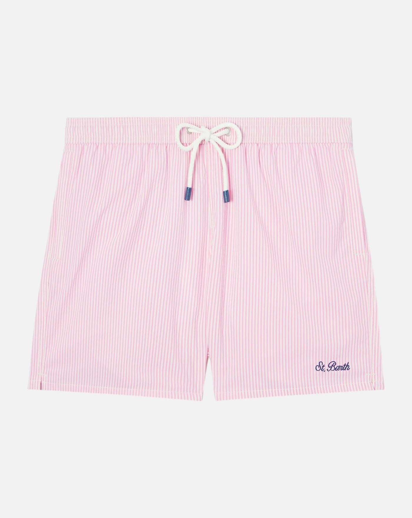 Bañador Mc2 Saint Barth Patmos Seersucker Stripes PATM001 01705L 21 L EMB MC2 SAINT BARTH