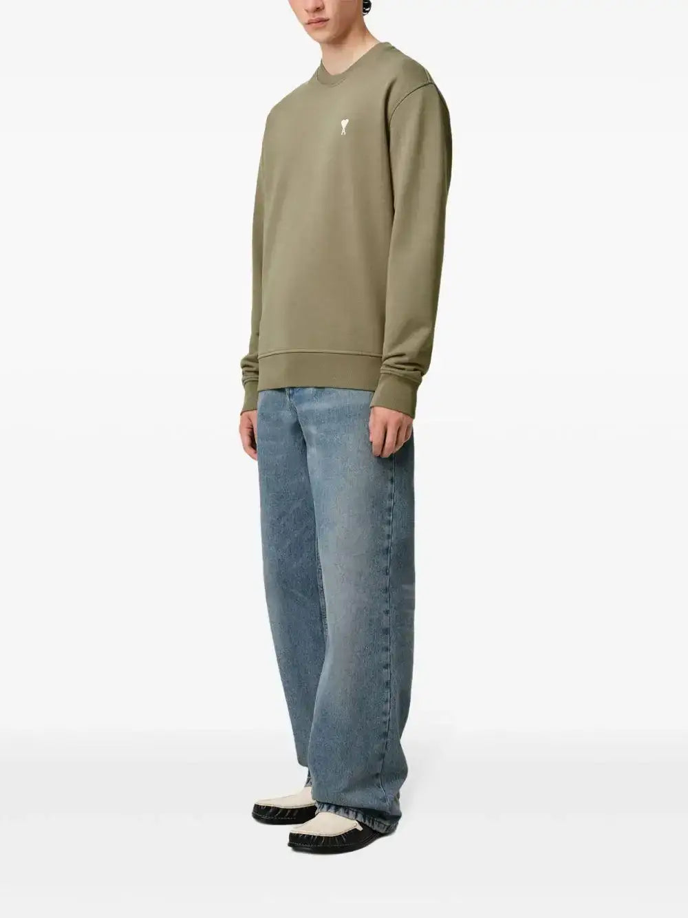 Sudadera Ami Paris Off White Ami de Coeur HSW060 730375 AMI PARIS
