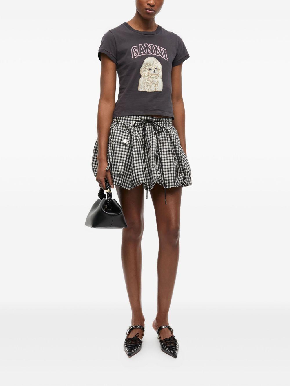 Camiseta Ganni Poodle Baby T4239 252 GANNI