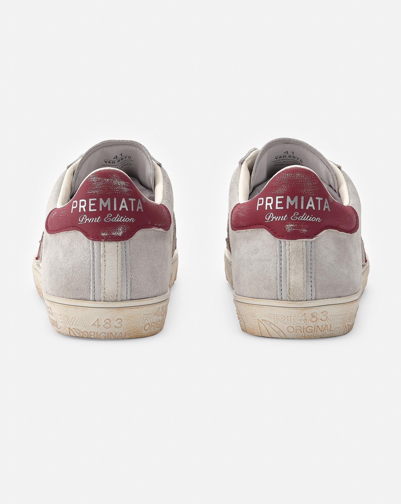 Zapatillas Premiata Steven Var 6970 STEVEN VAR 6970 WHITE/RED PREMIATA