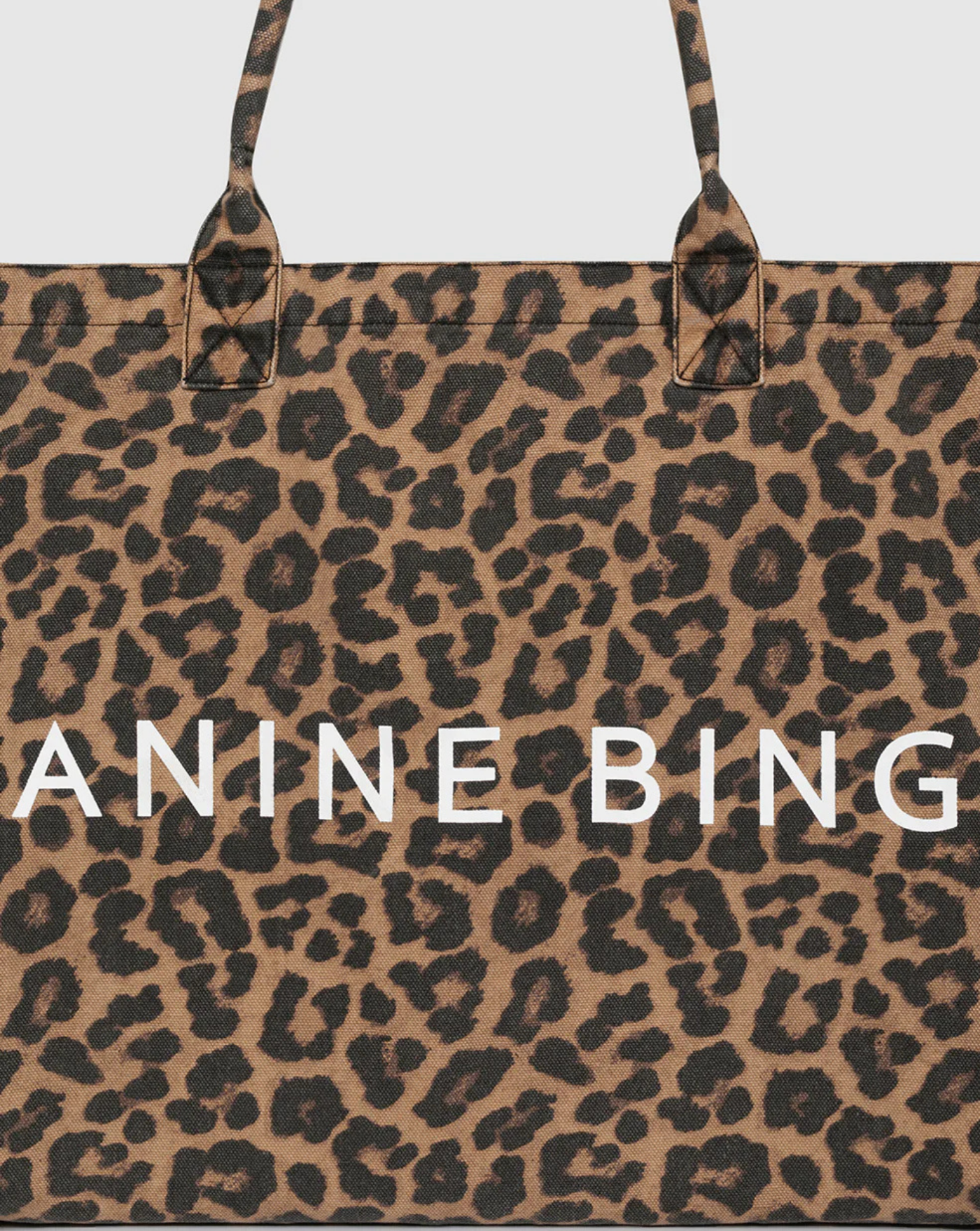 Bolso Anine Bing Leo Canvas Tote A1311841MTL59 PRINT ANINE BING