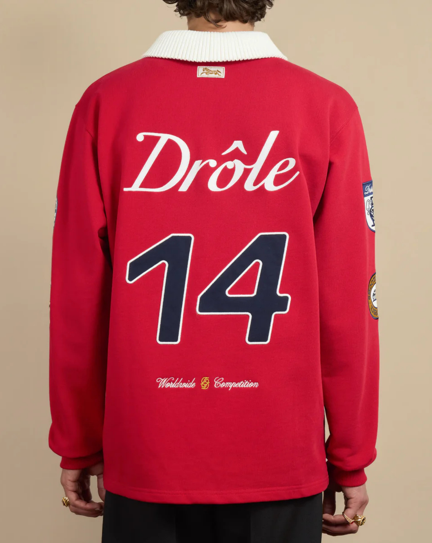 Polo Drole de Monsieur Le Polo Racing PL158 CO127 RD DROLE DE MONSIEUR