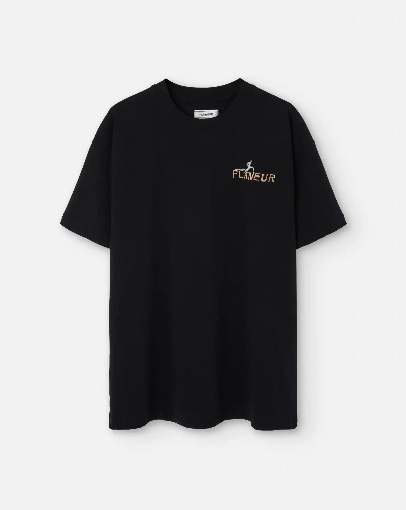 Camiseta Flâneur Passage of Time F15028 BLACK FLANEUR