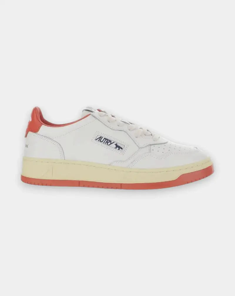 Zapatillas Autry x Maison Kitsuné MK02 AULM MK02 WHT/RED AUTRY
