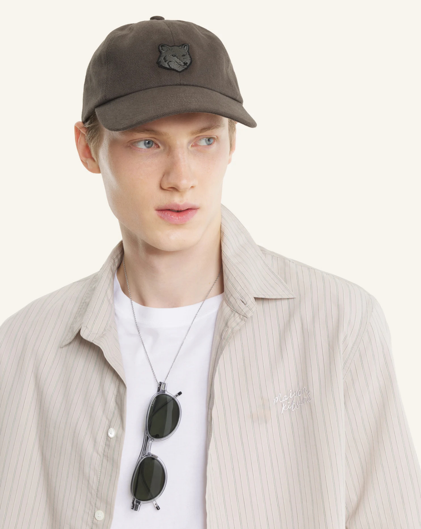 Gorra Maison Kitsune Fox Head MM06104WW0096 0453 MAISON KITSUNE