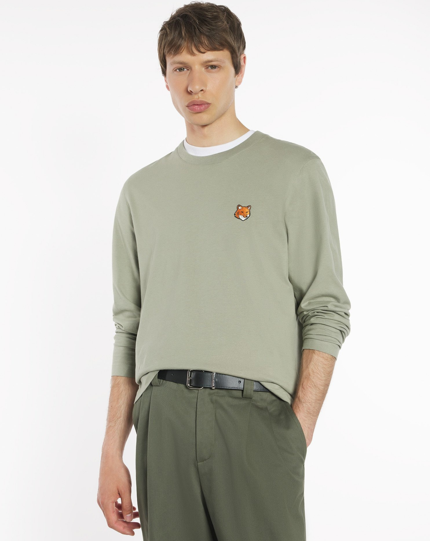 Camiseta Maison Kitsune Fox Head PM00118KJ7026 P131 MAISON KITSUNE