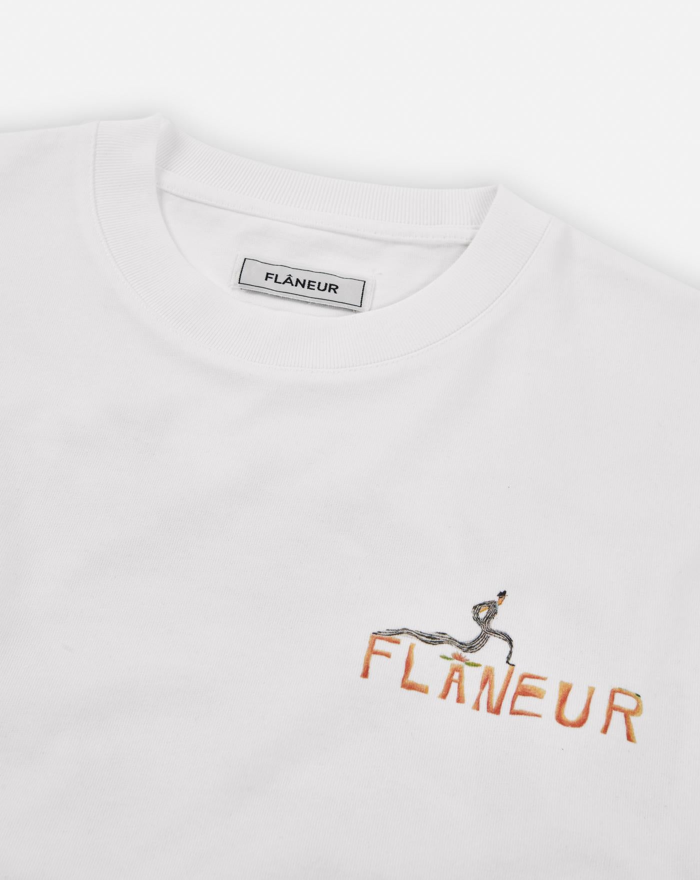 Camiseta Flâneur Passage of Time F13134 WHITE FLANEUR