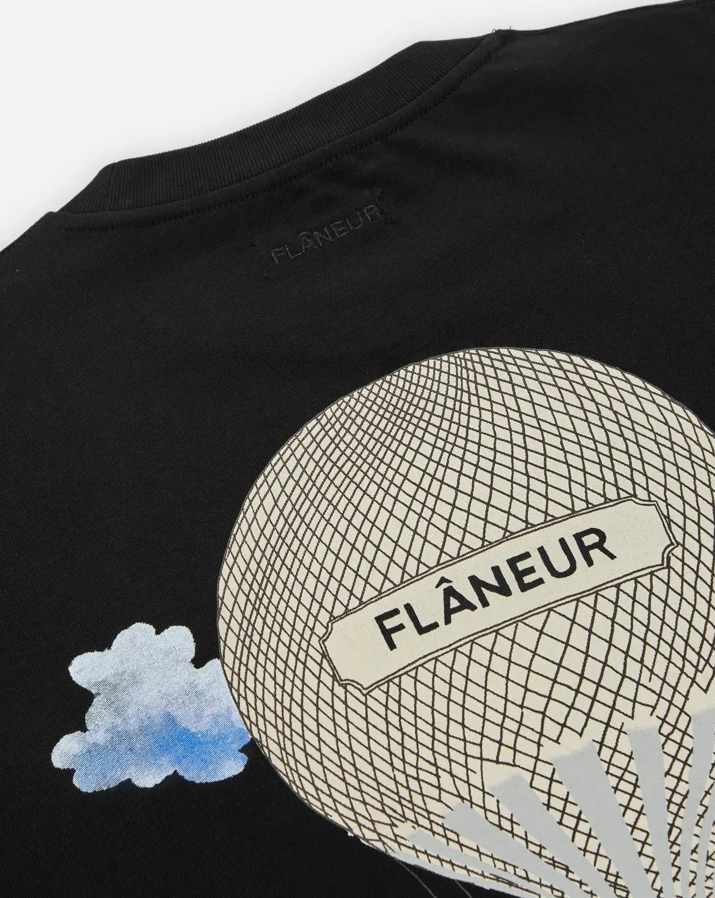 Camiseta Flâneur Aéronautique F15029 BLACK FLANEUR