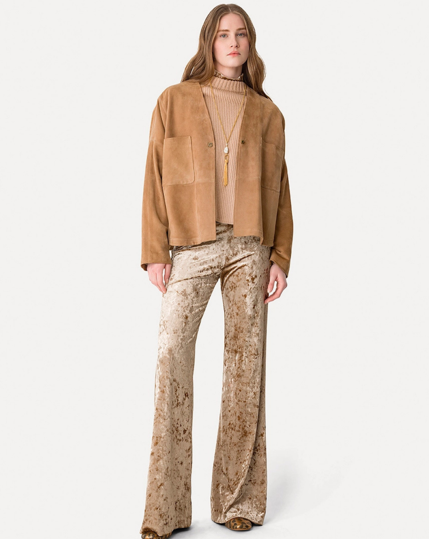 Chaqueta Forte Forte Suede Kimono 14011 3029 FORTE FORTE