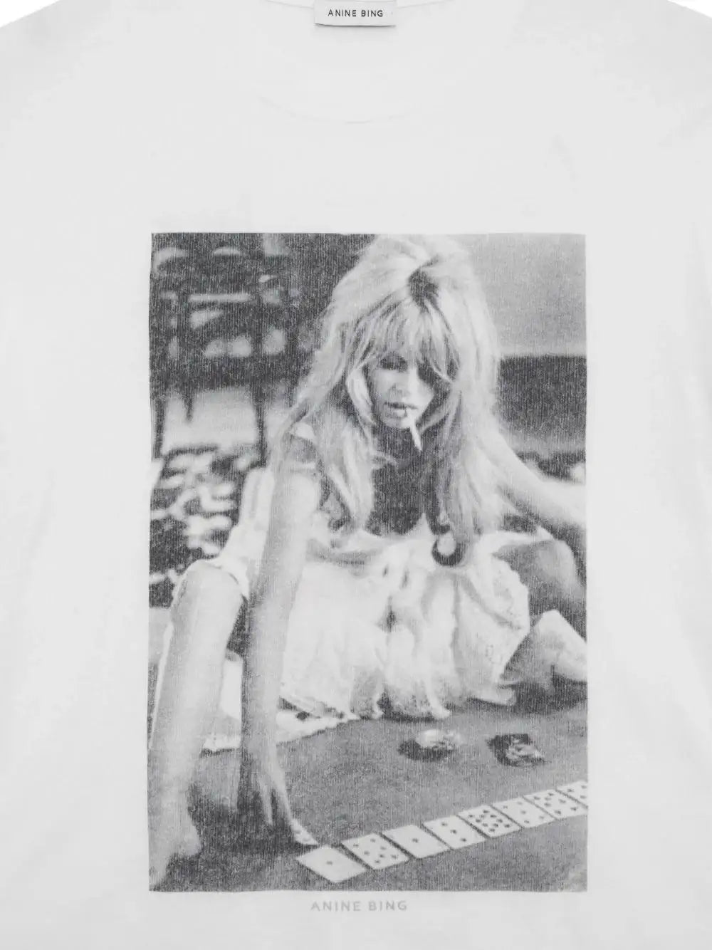 Camiseta Anine Bing Lili x Brigitte Bardot A0810565IVY1 IVORY ANINE BING