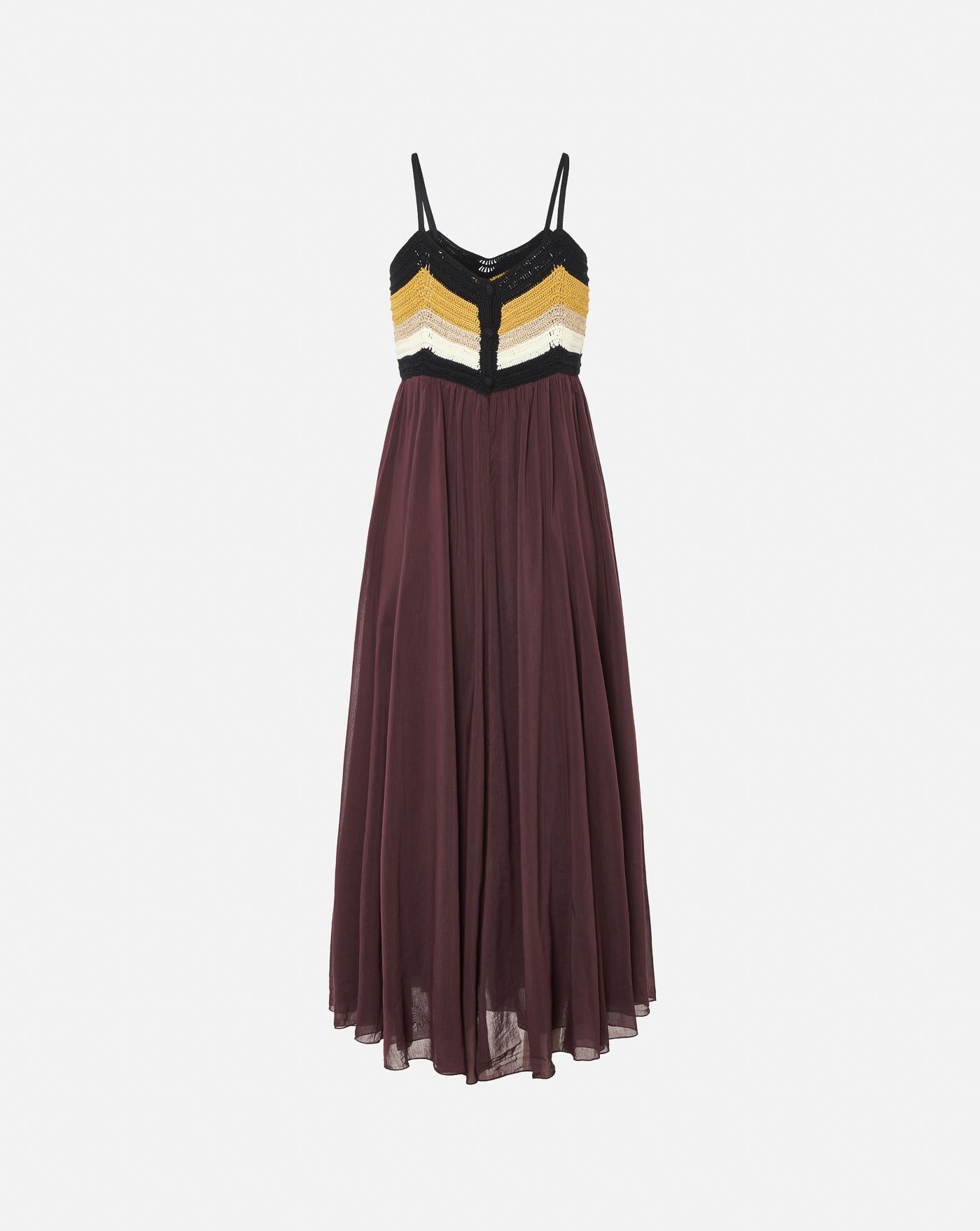 Vestido Forte Forte Chevron 13933 BAMBOO FORTE FORTE