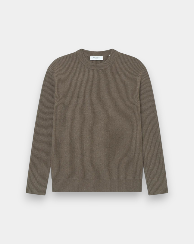 Jersey Les Deux Eddie Wool Rib Crewneck Knit 1000471 826 LES DEUX