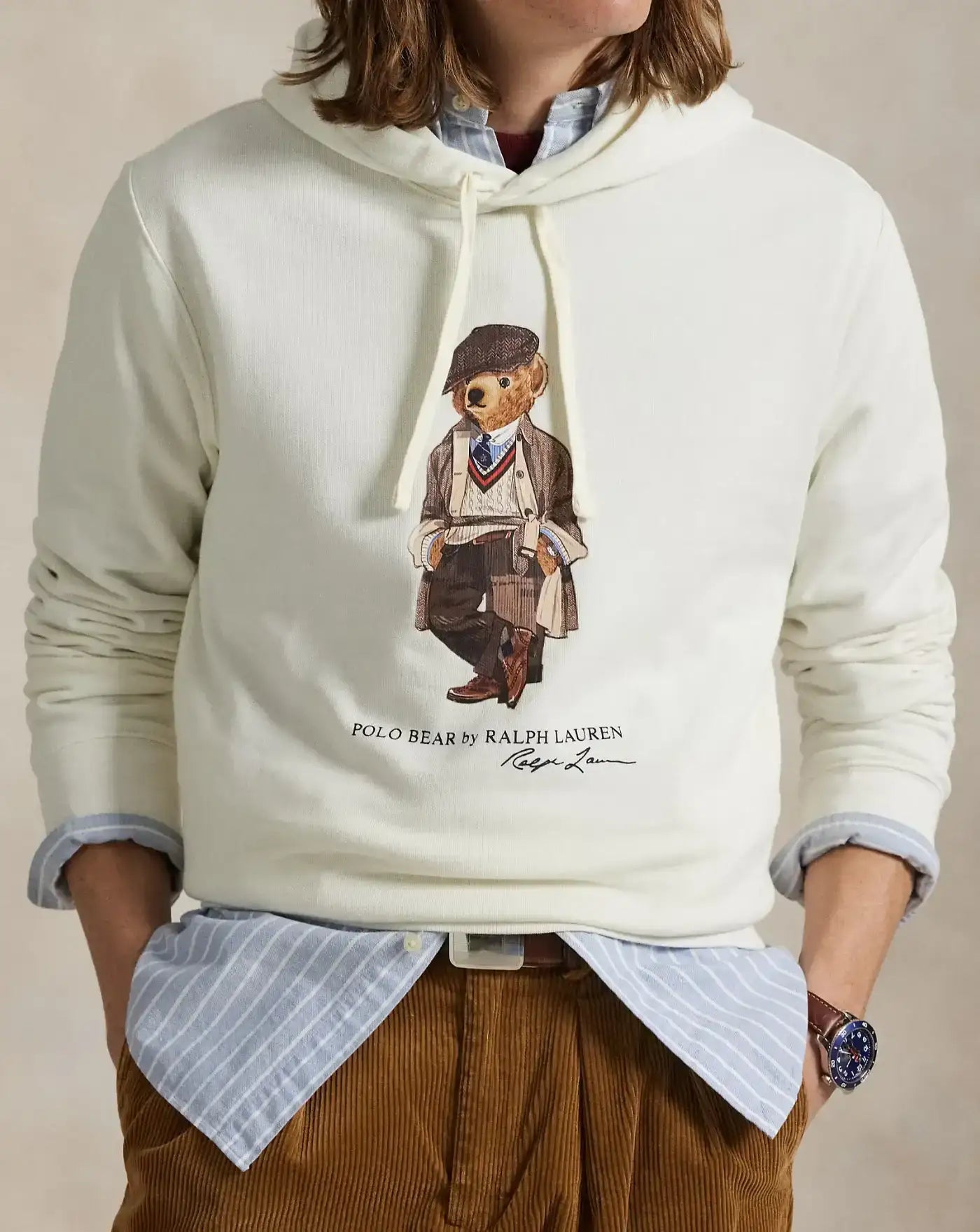 Sudadera Polo Ralph Lauren Bear 710980306001 DECKWASH WHITE POLO RALPH LAUREN