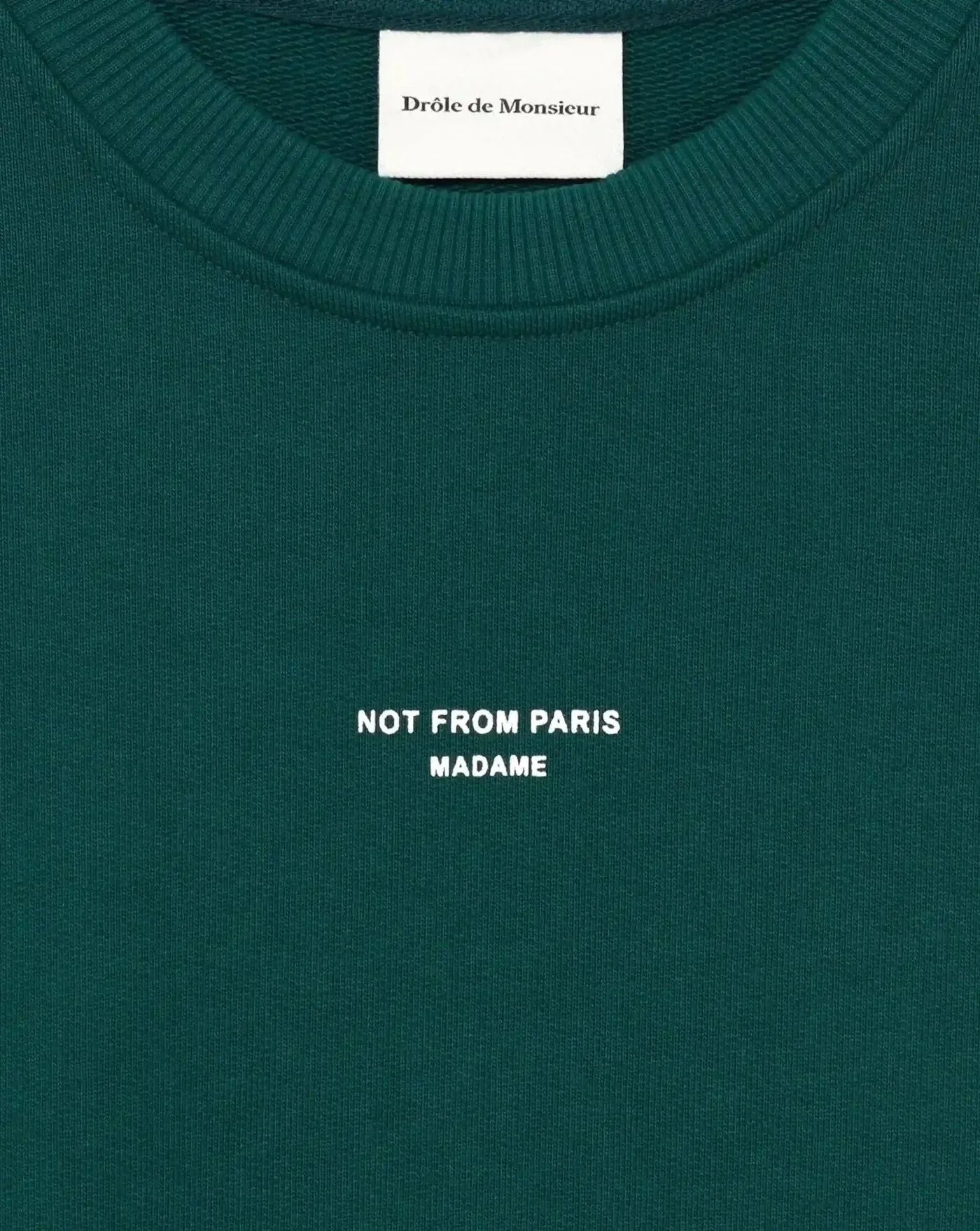 Sudadera Drole de Monsieur Classic Slogan Sweatshirt SW148 CO127 DGN DROLE DE MONSIEUR