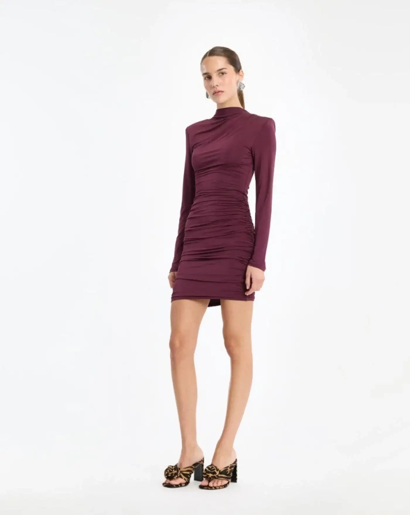 Vestido Rotate Drapey Mini Dress 1161762694 2694 ROTATE