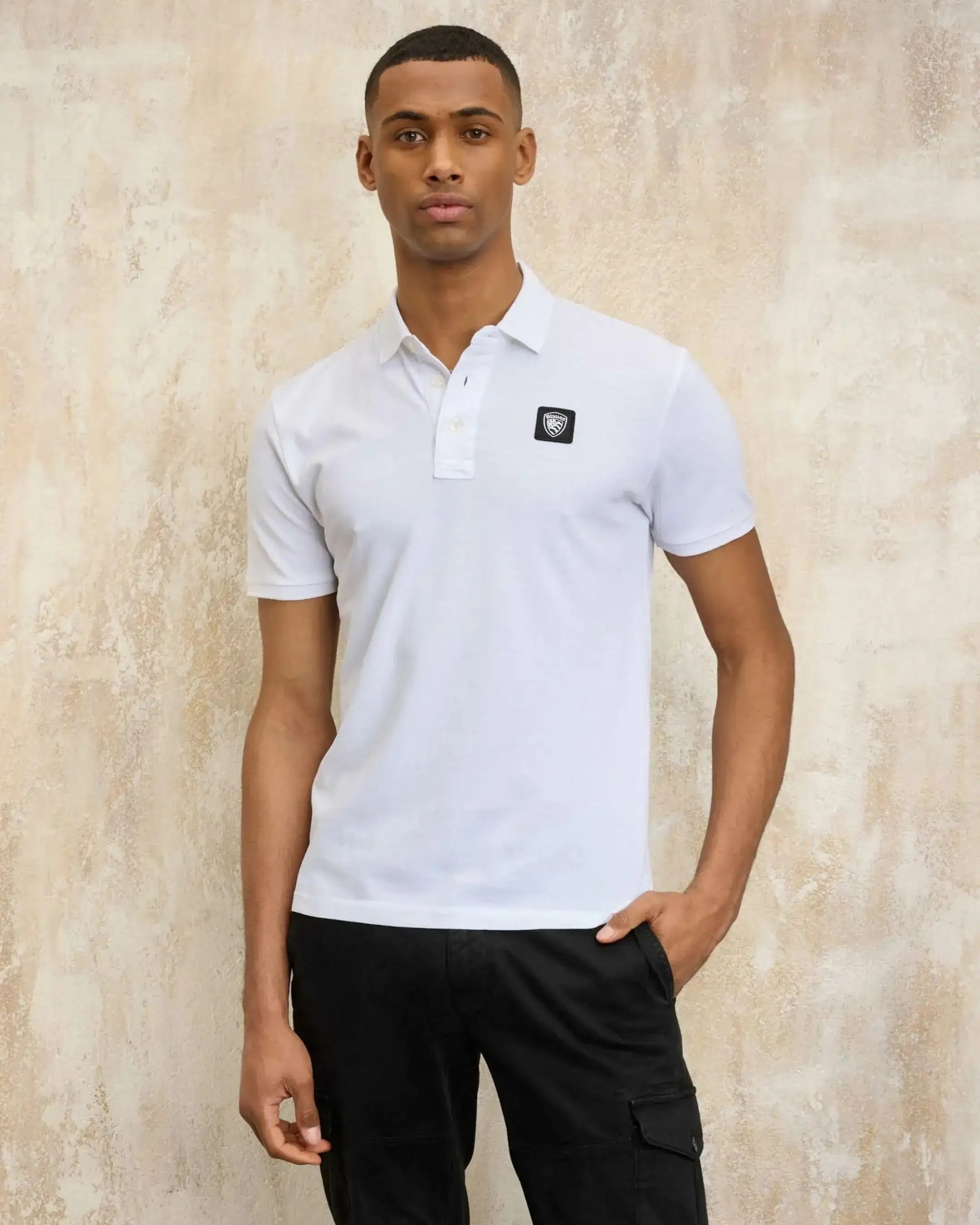 Polo Blauer Albano 25SBLUT02312 006803100 BLAUER