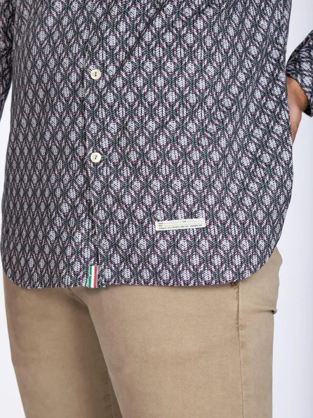 Camisa Tintoria Mattei Estampado 1RCRNJWFX1 25 TINTORIA MATTEI